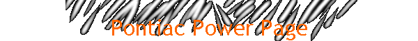 Pontiac Power Page